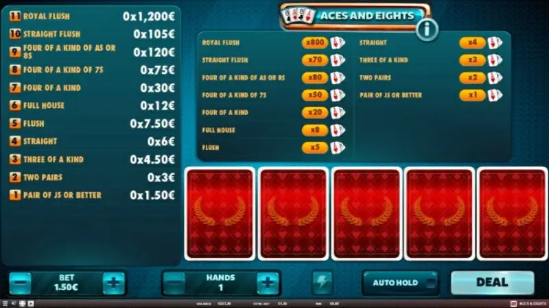 Ace and eights