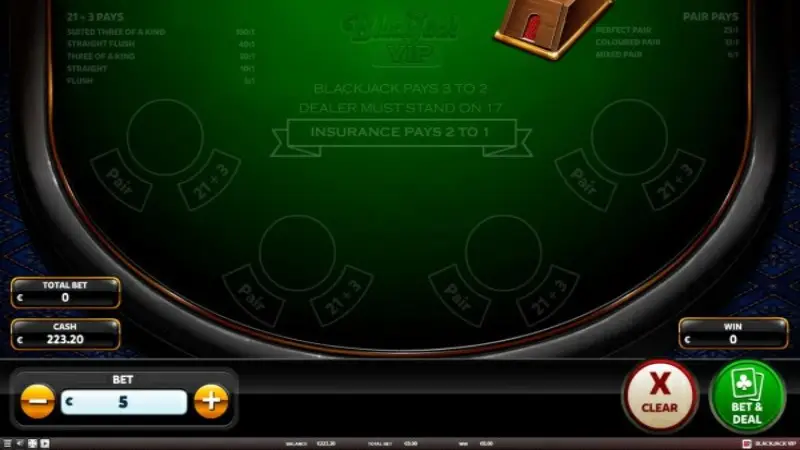 Blackjack vip