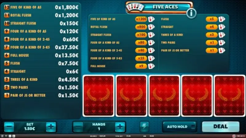 Five aces