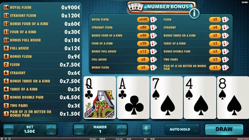 Number Bonus