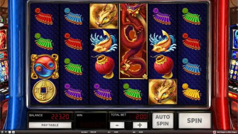 Red dragon vs blue dragon