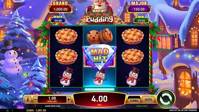 Mad Hit Ho Ho Hot Pudding