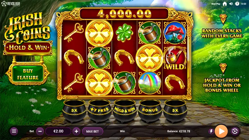 Irish Coins Hold and Win
