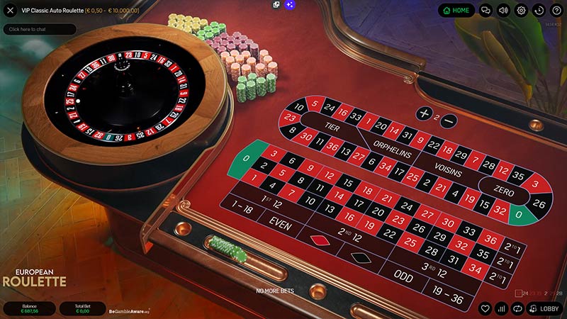 VIP Classic Auto Roulette