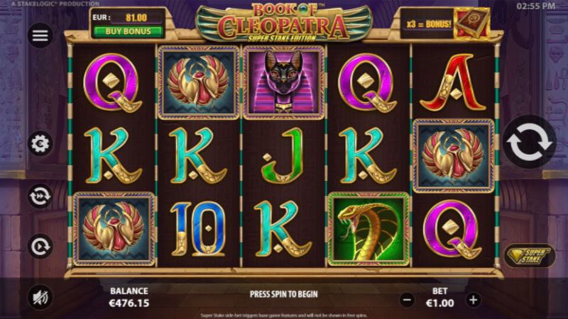 Book of Cleopatra Super Stake