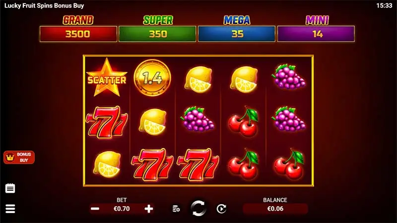 Lucky Fruit Spins Bonus Buy