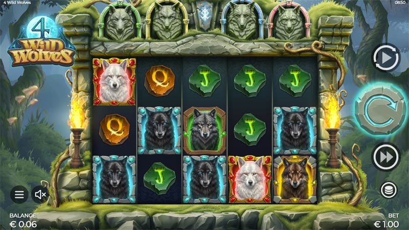 4 Wild Wolves