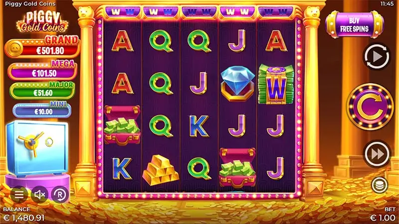 Piggy Gold Coins