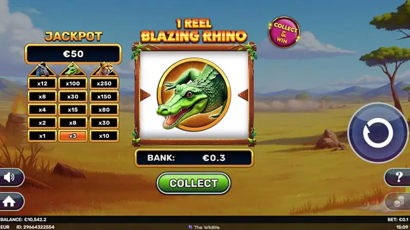 1 Reel Blazing Rhino