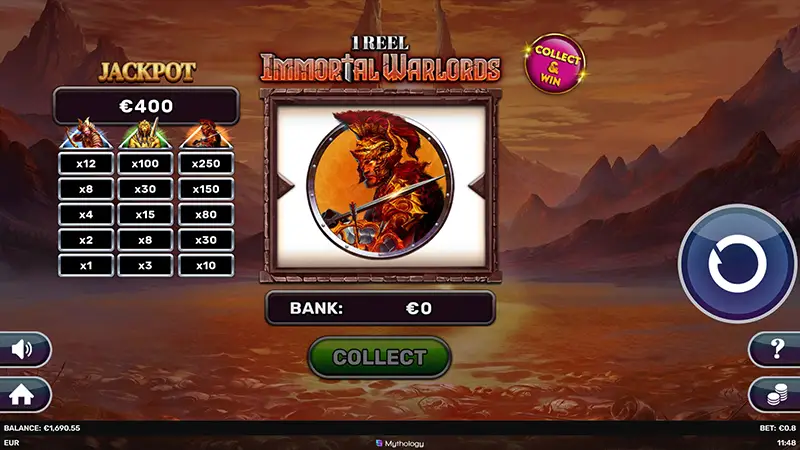 1 Reel Immortal Warlords