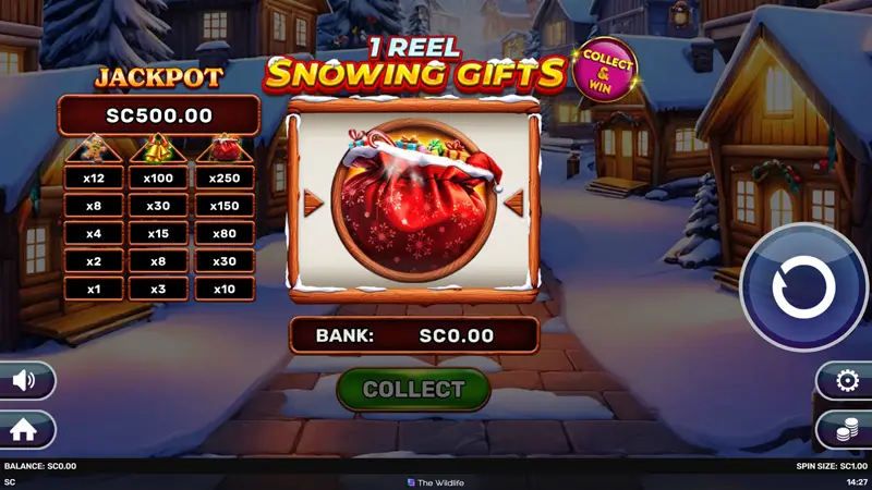 1 Reel Snowing Gifts
