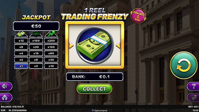 1 Reel Trading Frenzy