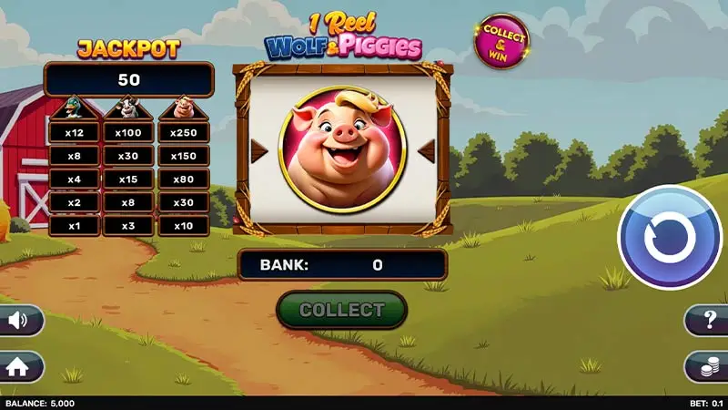 1 Reel Wolf and Piggies