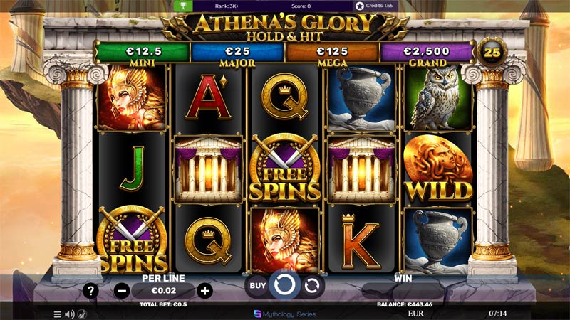 Athenas Glory Hold and Hit