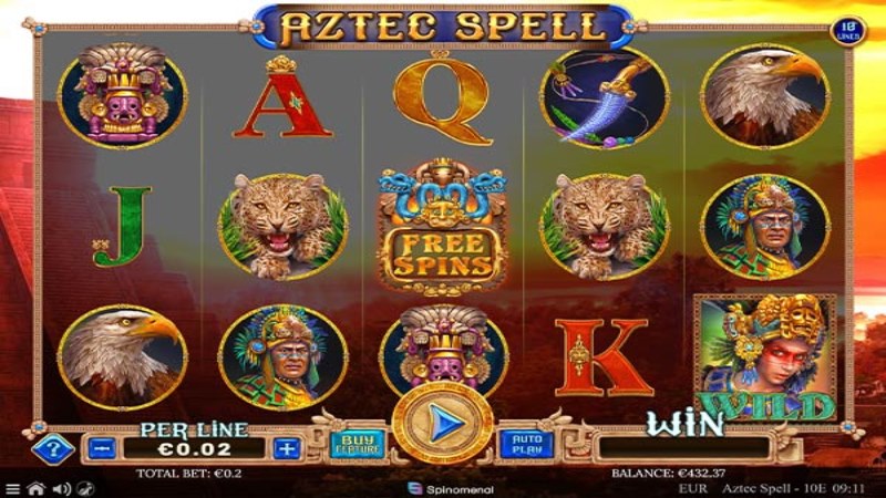 Aztec Spell 10 Lines