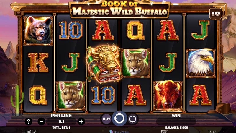 Book Of Majestic Wild Buffalo