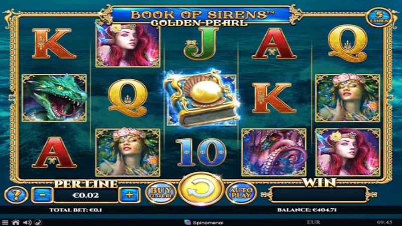 Book Of Sirens Golden Pearl