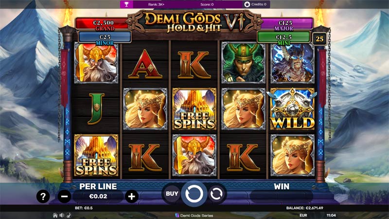 Demi Gods VI Hold and Hit