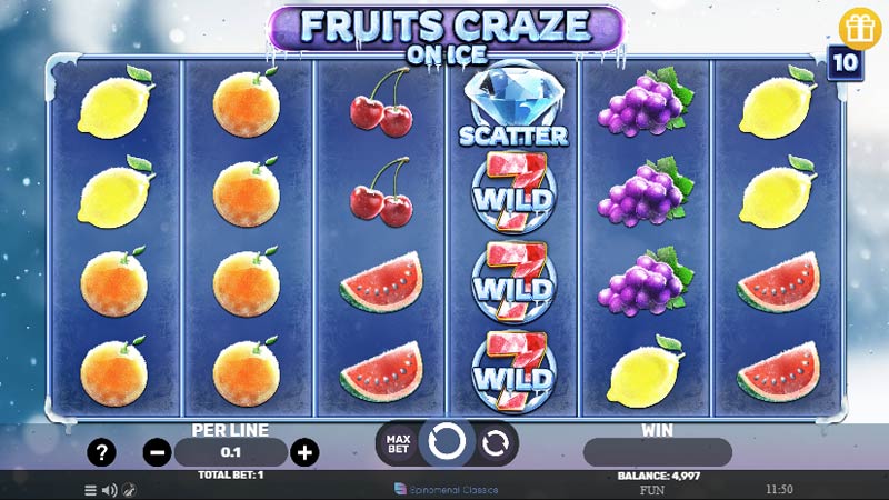 Fruits Craze On Ice