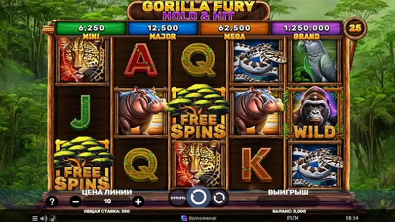 Gorilla Fury Hold and Hit