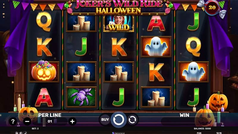 Jokers Wild Ride Halloween
