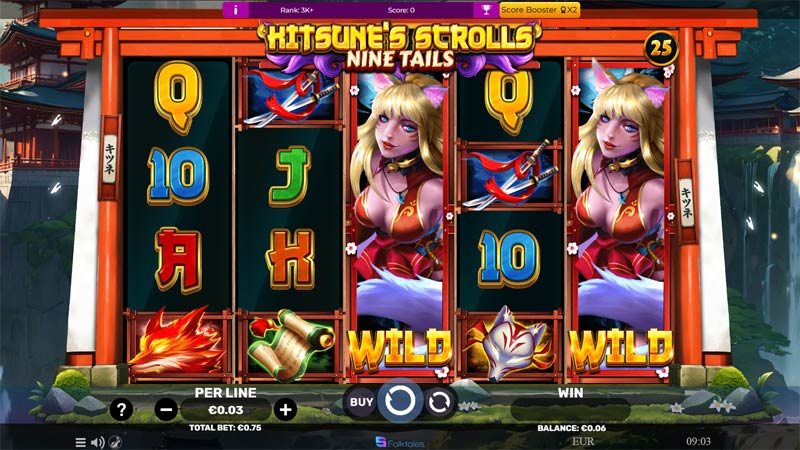 Kitsune Scrolls Nine Tails