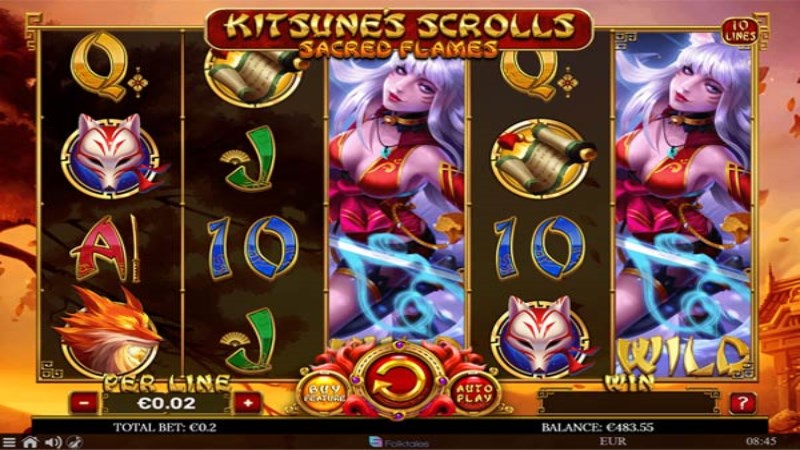 Kitsune Scrolls Sacred Flames