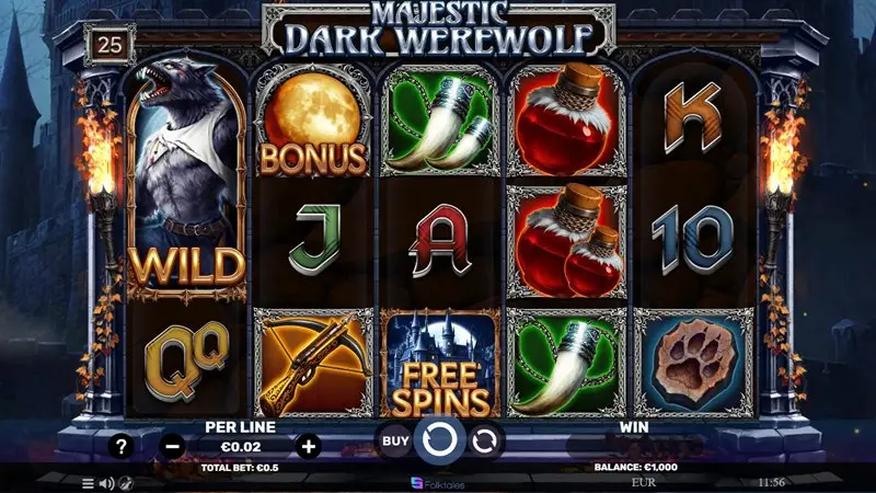 Majestic Dark Werewolf