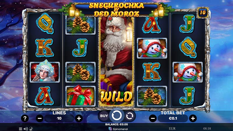 Snegurochka and Ded Moroz
