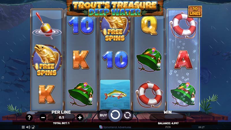 Trouts Treasure Deep Water