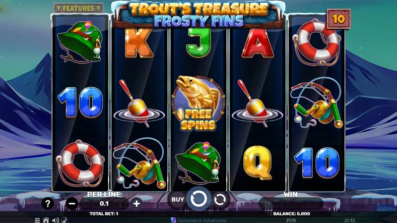 Trouts Treasure Frosty Fins