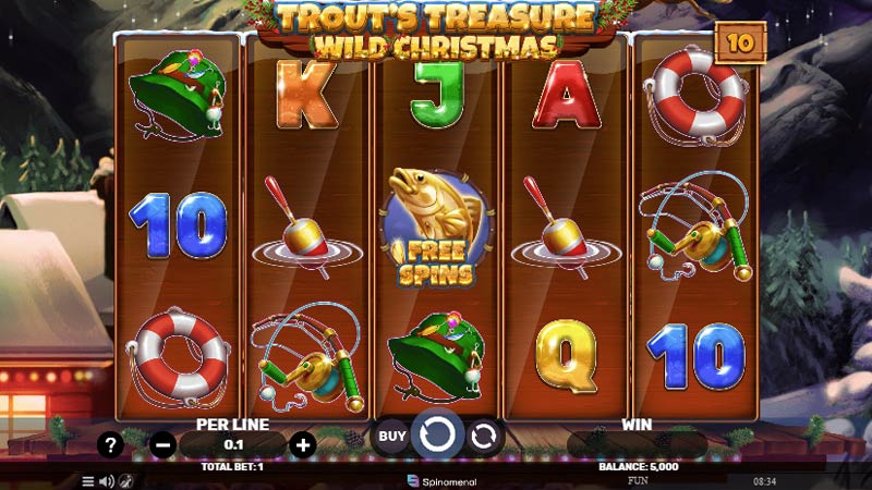Trouts Treasure Wild Christmas