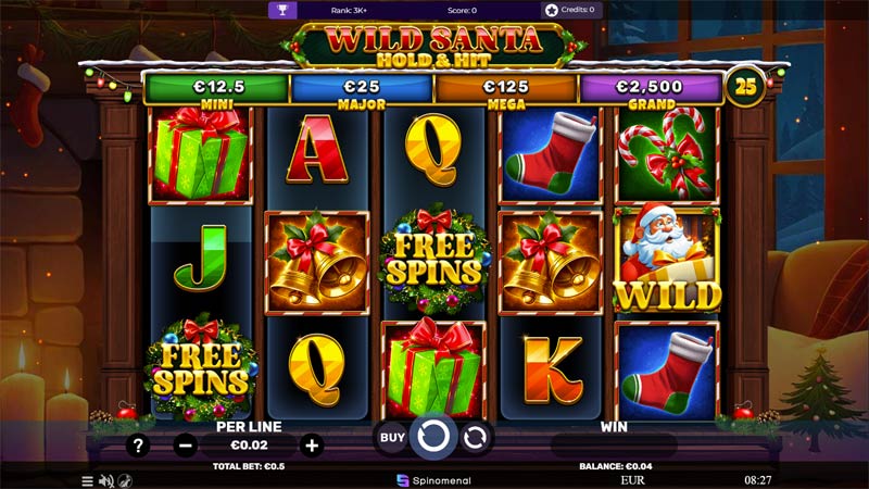 Wild Santa Hold and Hit