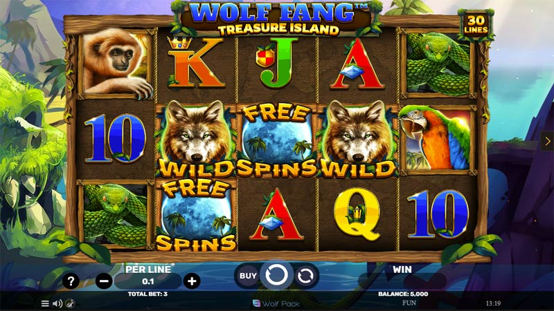 Wolf Fang Treasure Island