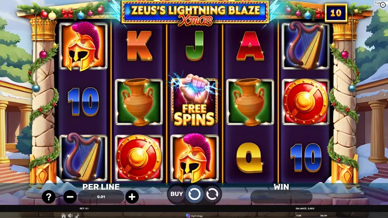 Zeus Lightning Blaze Xmas
