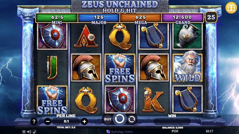 Zeus Unchained Hold and Hit