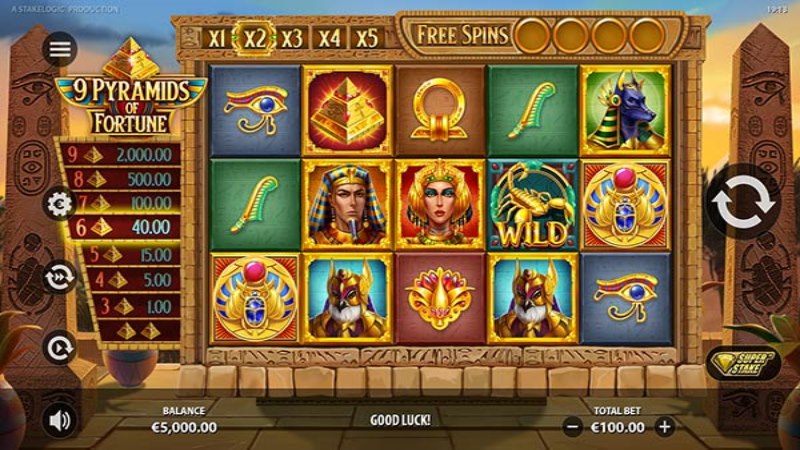 9 Pyramids of Fortune