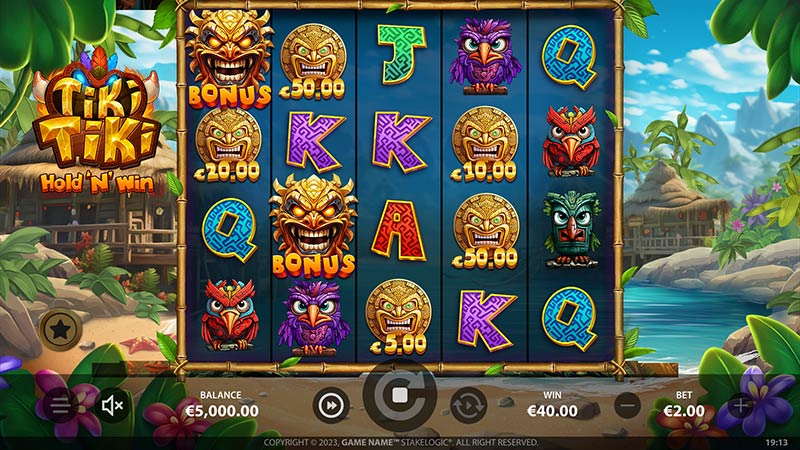 Tiki Tiki Hold and Win