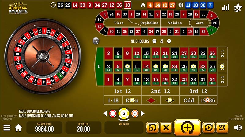 European Roulette VIP