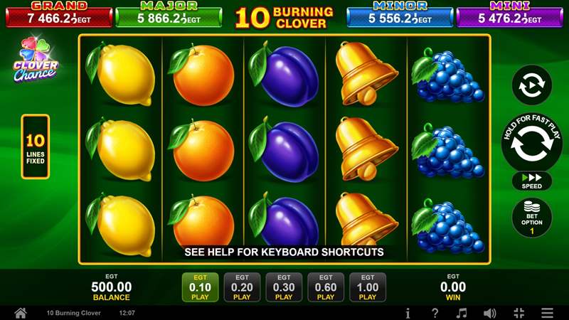 10 Burning Clover