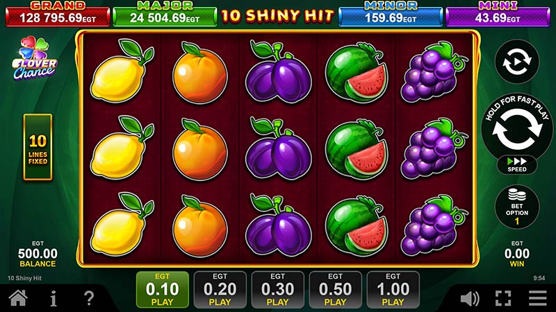 10 Shiny Hit