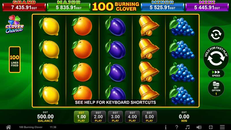 100 Burning Clover
