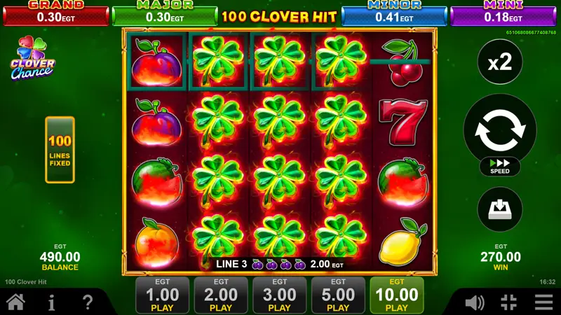 100 Clover Hit