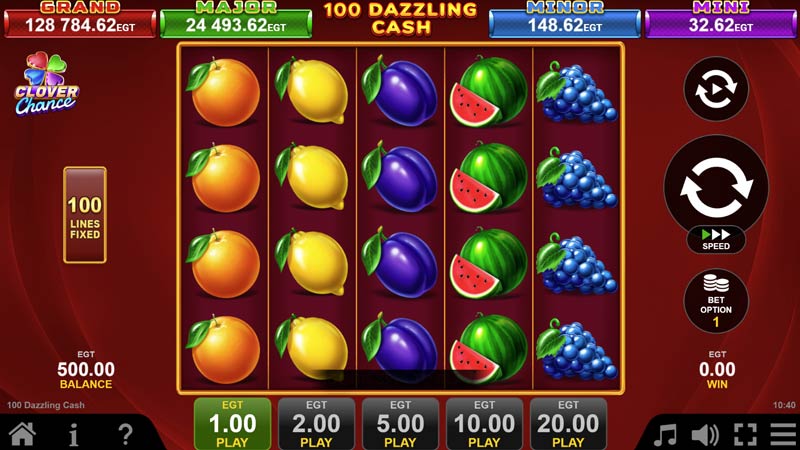 100 Dazzling Cash