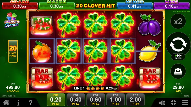 20 Clover Hit