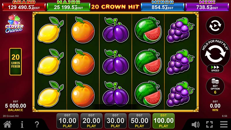 20 crown hit