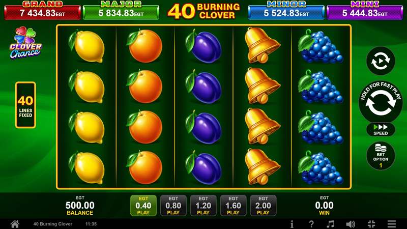 40 Burning Clover