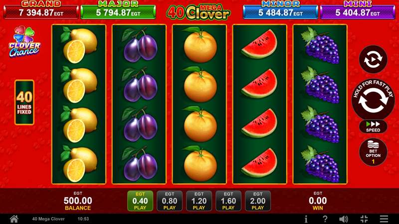 40 Mega Clover