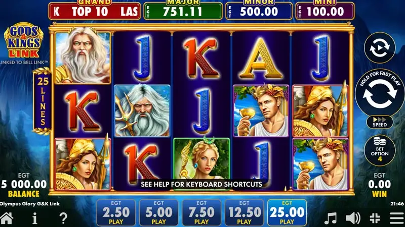 Olympus Glory Gods and Kings Link