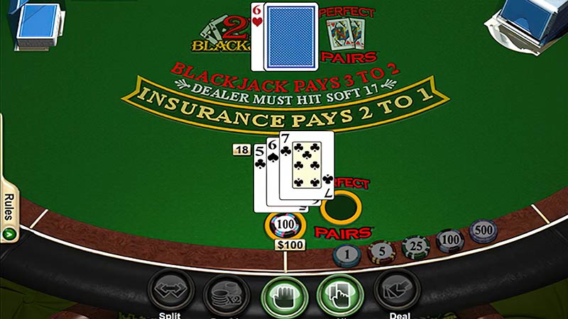 Blackjack Perfect Pairs